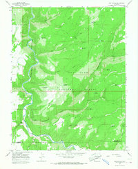 Doe Canyon 1965 topographic map thumbnail