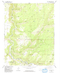 Doe Canyon 1993 topographic map thumbnail