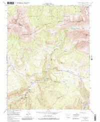 Dolores Peak 1953 topographic map thumbnail