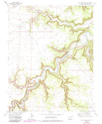 Doss Canyon North 1972 topographic map thumbnail