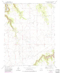 Doss Canyon South 1972 topographic map thumbnail