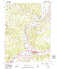 Dotsero 1974 topographic map thumbnail
