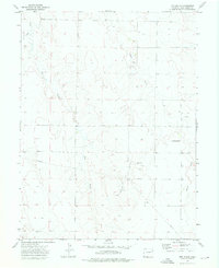 Dry Gulch 1973 topographic map thumbnail