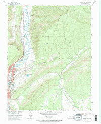 Durango East 1963 topographic map thumbnail
