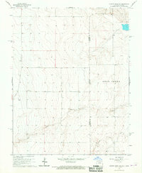 Durkee Creek SE 1966 topographic map thumbnail