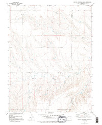 East Of Sevenmile Ranch 1979 topographic map thumbnail