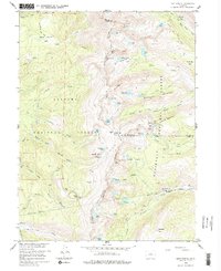 East Portal 1958 topographic map thumbnail