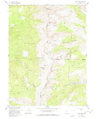 East Portal 1958 topographic map thumbnail