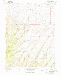 Easton Gulch 1966 topographic map thumbnail