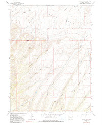 Easton Gulch 1966 topographic map thumbnail