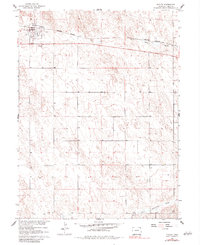 Eckley 1961 topographic map thumbnail