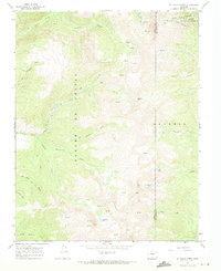 El Valle Creek 1967 topographic map thumbnail