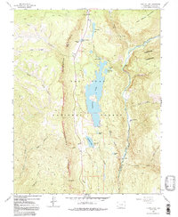 Electra Lake 1960 topographic map thumbnail
