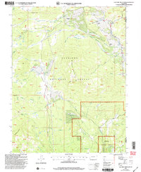 Electric Mountain 2001 topographic map thumbnail
