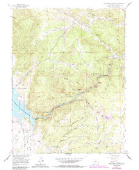 Elevenmile Canyon 1956 topographic map thumbnail