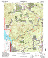 Elevenmile Canyon 1994 topographic map thumbnail