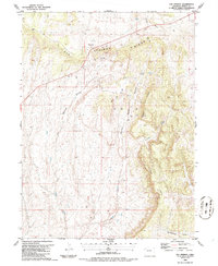 Elk Springs 1986 topographic map thumbnail