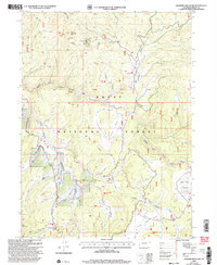 Elkhorn Mountain 2000 topographic map thumbnail