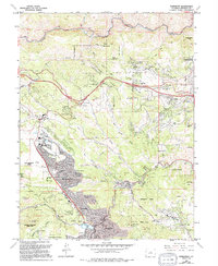 Evergreen 1965 topographic map preview
