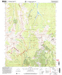 Fairview Peak 2001 topographic map thumbnail