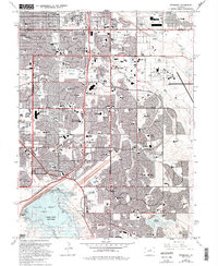 Fitzsimons 1965 topographic map thumbnail