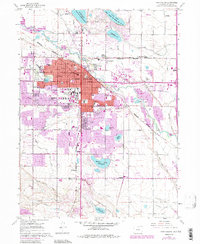 Fort Collins 1960 topographic map thumbnail