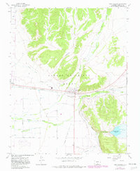Fort Garland 1967 topographic map thumbnail