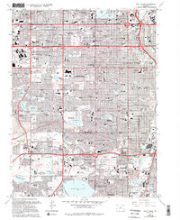 Fort Logan 1965 topographic map thumbnail