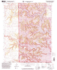 Furnish Canyon East 1996 topographic map thumbnail