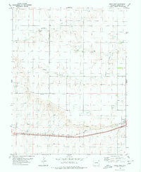 Genoa West 1980 topographic map thumbnail