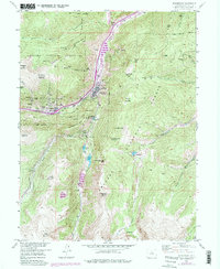 Georgetown 1957 topographic map preview