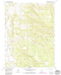 Gibson Gulch 1963 topographic map thumbnail