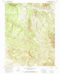 Glade Mountain 1964 topographic map thumbnail