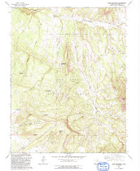 Glade Mountain 1993 topographic map thumbnail