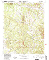 Glade Mountain 1993 topographic map thumbnail
