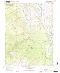 Glendevey 1967 topographic map thumbnail