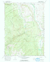 Glendevey 1967 topographic map thumbnail