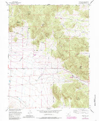 Glentivar 1956 topographic map thumbnail