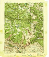 Glenwood Springs 1930 topographic map thumbnail