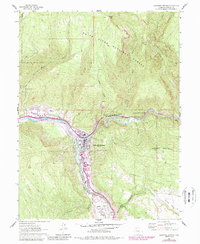 Glenwood Springs 1961 topographic map thumbnail
