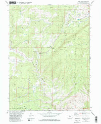 Gore Pass 1980 topographic map thumbnail
