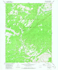 Gore Pass 1980 topographic map thumbnail