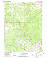 Gore Pass 1980 topographic map thumbnail