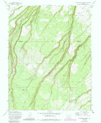 Government Springs 1973 topographic map thumbnail