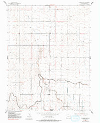 Granada NE 1955 topographic map thumbnail