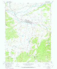 Granby 1957 topographic map thumbnail
