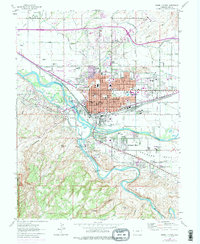 Grand Junction 1962 topographic map thumbnail