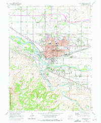 Grand Junction 1962 topographic map thumbnail