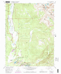 Grand Lake 1958 topographic map thumbnail