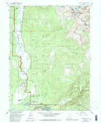 Grand Lake 1958 topographic map preview